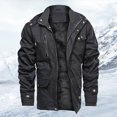 thumbnail image 2 of OJinShaWanO Veste de Ski pour Hommes Veste Matelassée Automne et Hiver Sports de Plein Air Décontractée, 2 of 5