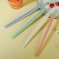 thumbnail image 4 of Nvzi 8 Pairs Reusable Chopsticks Dishwasher Safe, ECO-Friendly Wheat Straw Chinese Chopsticks Alternative to Wooden Plastic Bamboo (Blue), 4 of 4