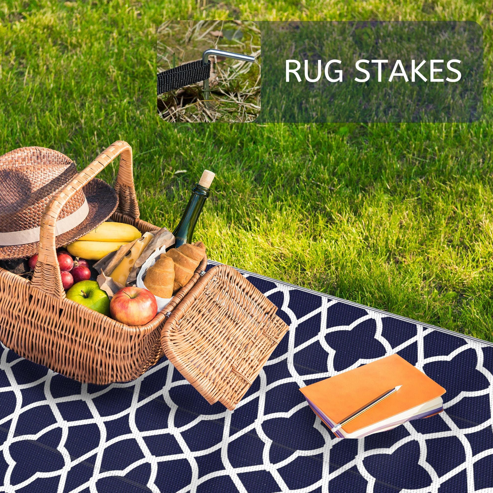 Patio Rugs Outdoor 9x12 Clearance Waterproof Navy Blue Outdoor Rugs Camping  Rugs for Outside Your Rv Plastic Straw Rug Boho Outdoor Mat Stain Resistant  Outdoor Carpet Waterproof for Deck,Camping,Pool - Yahoo Shopping