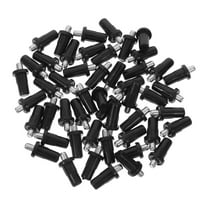 Hemobllo 50PCS Spring Loaded Pin Door Damper Iron Multi for Cabinet Doors Office Use