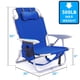thumbnail image 2 of Silla plegable portátil reclinable para playa Canpsky, azul, 2 of 7