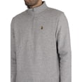 thumbnail image 4 of Luke 1977 Sydney 1/4 Zip Sweatshirt, Grey, 4 of 5
