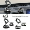 thumbnail image 3 of Secure Car Phone Mount Bracket Rack 360 Degree Rotation Adjustable Viewing Angle, 3 of 14
