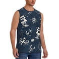 thumbnail image 2 of Disketp Vintage Marine Sleeveless Tshirts For Men, Muscle Shirts For Men Dry Fit Tank Top-Xx-Large, 2 of 8