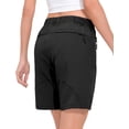 thumbnail image 2 of Little Donkey Andy Women's Stretch Quick Dry Cargo Shorts for Hiking, Camping, Travel Black Size S, 2 of 7