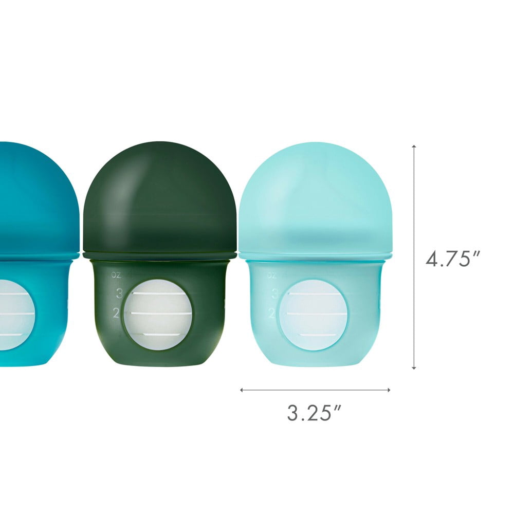 Bottles - 4 fl oz/3pk: Level 1 Slow Flow, BPA-Free, PVC-Free