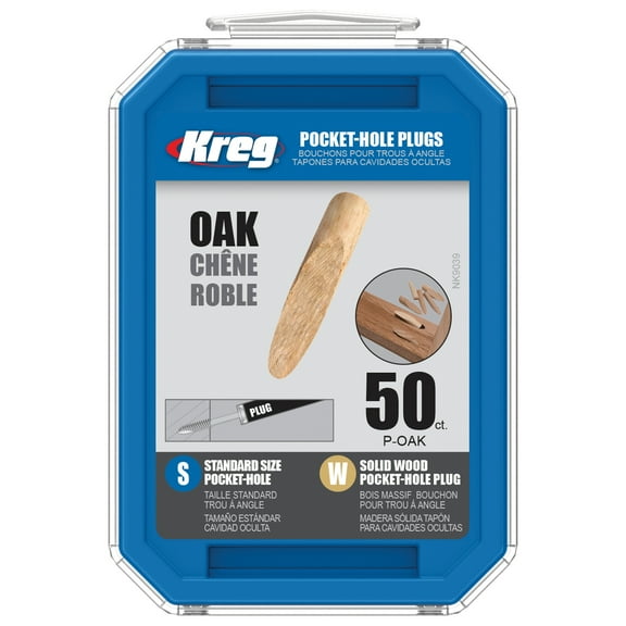 Kreg  Wood  Oak Wood Plugs  1-1/2 in. Brown  50 pk
