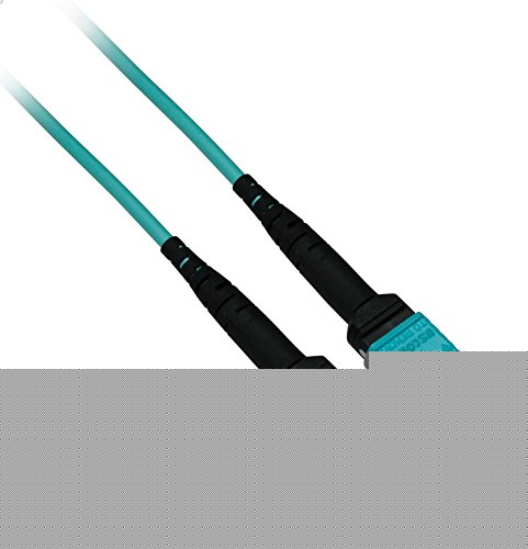 Ultra Spec - MTP 10Gb 50/125 OM3 Multimode Fiber Optic Cable Plenum (OFNP) 12 Fiber - 1 Meter Female to Female Type A