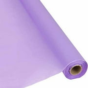 40"W Plastic Table Cover, 250' Roll, Lavender