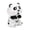 Panda, variant on HomelyJoy Mini Food Cooling Fan Clip On Cup and Bowl Small Fan for Cooling Food USB Rechargeable Coffee Chiller Hands Free Portable Fan for Baby Hot Soup Noodle, 1 pc
