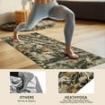 thumbnail image 4 of Autumn Camo Tree Branches Pattern Hot Yoga Mat Towel Non Slip for Hot Yoga - Quick-Drying Yoga Mat Cover with 4 Corner Pockets with Travel Bag - Hot Yoga Towel Non Slip 70"x26", 4 of 6