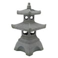 thumbnail image 1 of Sagebrook Home 16172 Sculptures de Phare en Résine de 26 Po avec Solar&44; Gris, 1 of 1
