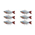 thumbnail image 3 of Greeniant 3 piezas de señuelos de pesca agua salada reutilizable cebo falso Swimbait Crankbait Type1 NO1 Greeniant CBP501935, 3 of 6