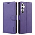 thumbnail image 3 of For Samsung Galaxy S25+ Plus Case Wallet, Retro PU Leather Cards Holder Stand Flip Cover Magnetic Closure Shockproof Protective Case for Women Men, Purple, 3 of 7