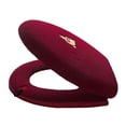 thumbnail image 1 of Injueey Elegante funda para asiento de inodoro, fácil de limpiar e instalar, cómoda y cálida funda para inodoro para invierno Juegos de accesorios de baño rojo, 1 of 6