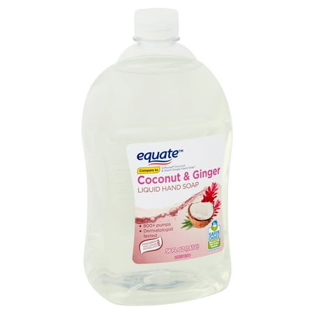 Equate Coconut & Ginger Liquid Hand Soap, 56 fl oz