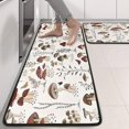 thumbnail image 2 of Kitchen Rugs Sets Of 2,Red Mushroom Plant Light Pattern Anti Fatigue Kitchen Mat Rugs Non Slip Washable,Decorative Kitchen Floor Mats for Kitchen,Sink,Laundry,17"x47"+17"x47", 2 of 5