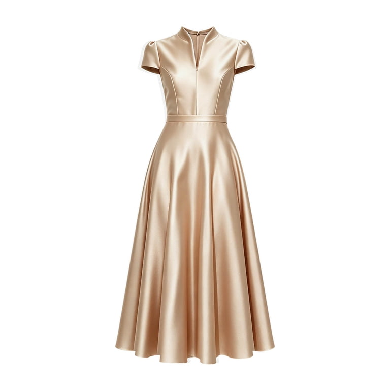 easter bridesmaid dresses Karymi for Women 2026 Solid Split V Neck Cap Sleeve Long Dress, Flared Swing A-Line Elegant Wedding Guest Formal Party Gown Womens Dresses Color:Orchid Mist Hips 35(89cm) Trumpet Silhouette Wedding Dresses Cross Front Backless Mini