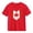 Red, variant on Girls Canadian Flag Heart T-Shirt Kids Red Canada Day Distressed Vintage Cotton Short Sleeve Crew Neck,Size 4 T