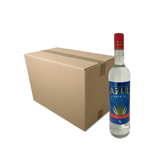 Caja Licor de Agave Azul Doce 22 Tamarindo 1000 Ml Azul Doce 22 Licor de Agave