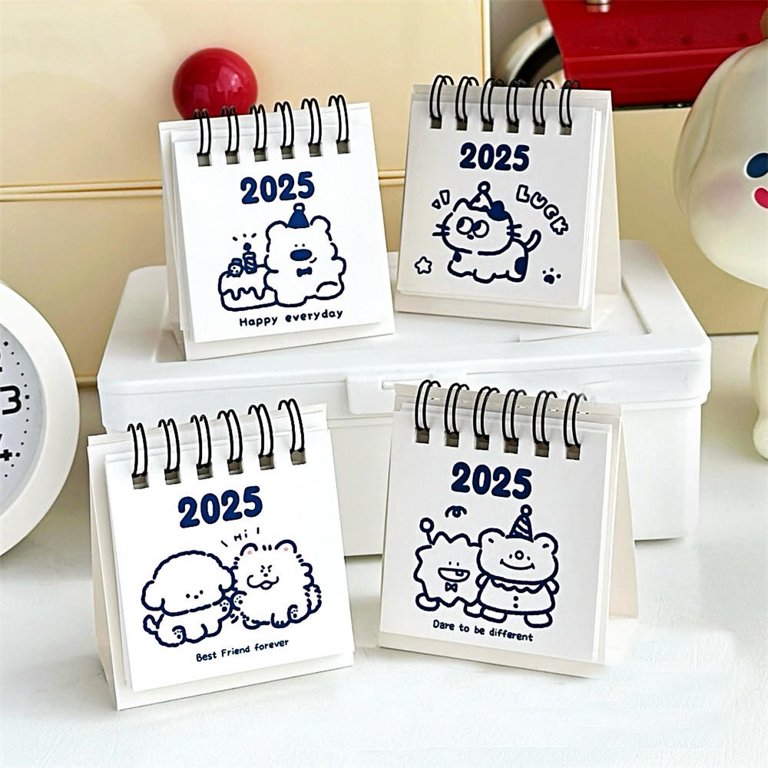 2025 New Mini Desk Calendar Original Cute Animal Calendar Office Desktop Simple Small Ornaments Calendar - Walmart.com 2025-new-mini-desk-calendar-original-cute-animal-calendar-office-desktop-simple-small-ornaments-calendar-walmart-com