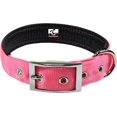 thumbnail image 1 of GFDYREE Deluxe Adjustable Thick Dog Collar, (Pink, XLarge), by, 1 of 7