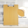 thumbnail image 3 of AGCAN Wood Clipboards Set of 2, Clipboards with Low Profile Clip, Hardboard Office Clipboard 8.5x11 for Classroom, Office, Home, 3 of 7
