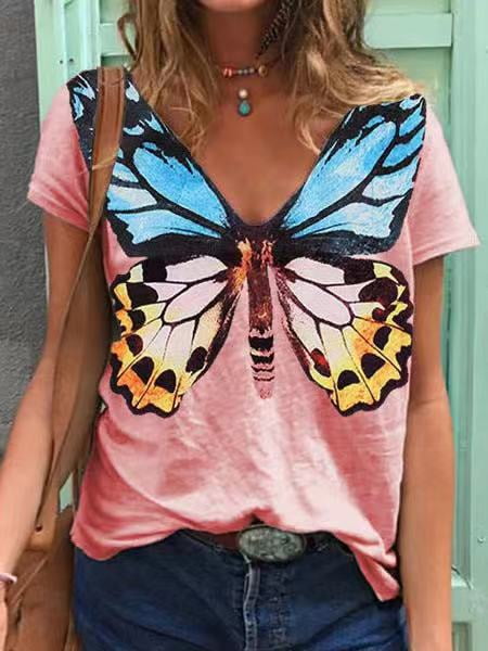 butterfly cut shirt