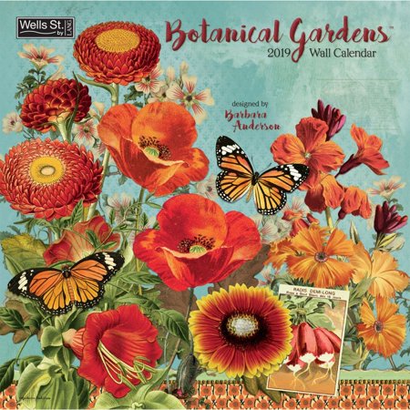 Garden Calendar - 2019 Botanical Gardens Art 2019 Wall Calendar, by Lang Companies