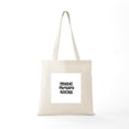 thumbnail image 5 of CafePress - MUSIC THERAPY ROCKS Tote Bag - Unisex Canvas Tote Bag, Beige, 1-Piece, 5 of 6