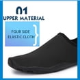 thumbnail image 2 of Zapatos Acuáticos Aqua Shoes Zapatillas de buceo transpirables Zapatillas de correr para mujeres y hombres (black38) Tmvgtek Para Estrenar, 2 of 9