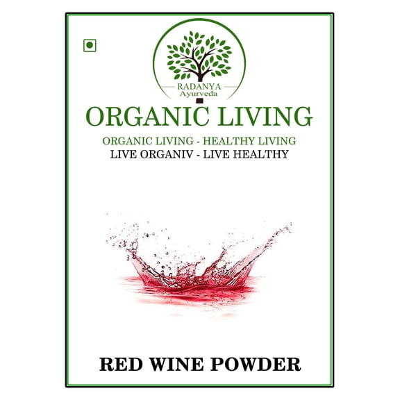 RADANYA Ayurveda Red Wine Powder, Pack Size: 50g