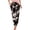C-Black890, variant on Boho Beach Pants For Women Casual Drawstring Tropical Printed Summer Ankle-Tied Trousers Loose Fit Lightweight Vacation Pants