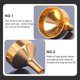 thumbnail image 4 of BRIGHTFUFU 15 piezas pequeños embudos de metal llenado de llenado de líquidos mini funnels pequeños embudos para botella de perfume, 4 of 7