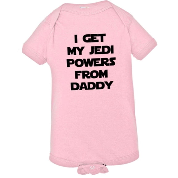 PleaseMeTees™ Baby I Get My Jedi Powers From Daddy HQ Jumpsuit