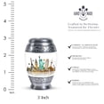 thumbnail image 2 of 7 Wonders Of The World Urns For Adult Ashes Women, Ashes Urn, Ashes Keepsake Urns for Human Ashes Adult Men, Mini Urns For Ashes, Small Urn for Ashes, Burial Funeral Memorial Urns Ashes Male, 3 Inch, 2 of 5
