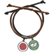 thumbnail image 1 of Blanco rojo Navidad decoracion patron Pulsera Cuerda Mano Cadena Cuero Dinero Pulsera Unbranded M, 1 of 2