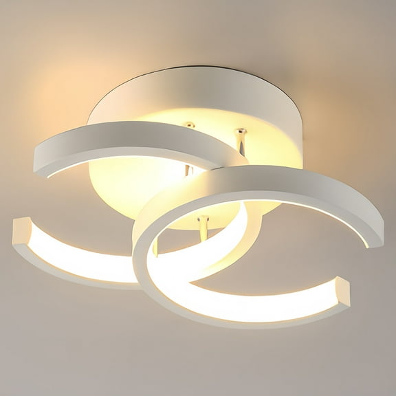 Lámpara de Techo LED Lo Necesito | Modelo LT-01 Blanco, Luz Cálida y Blanca, Empotrable, 1 Pieza