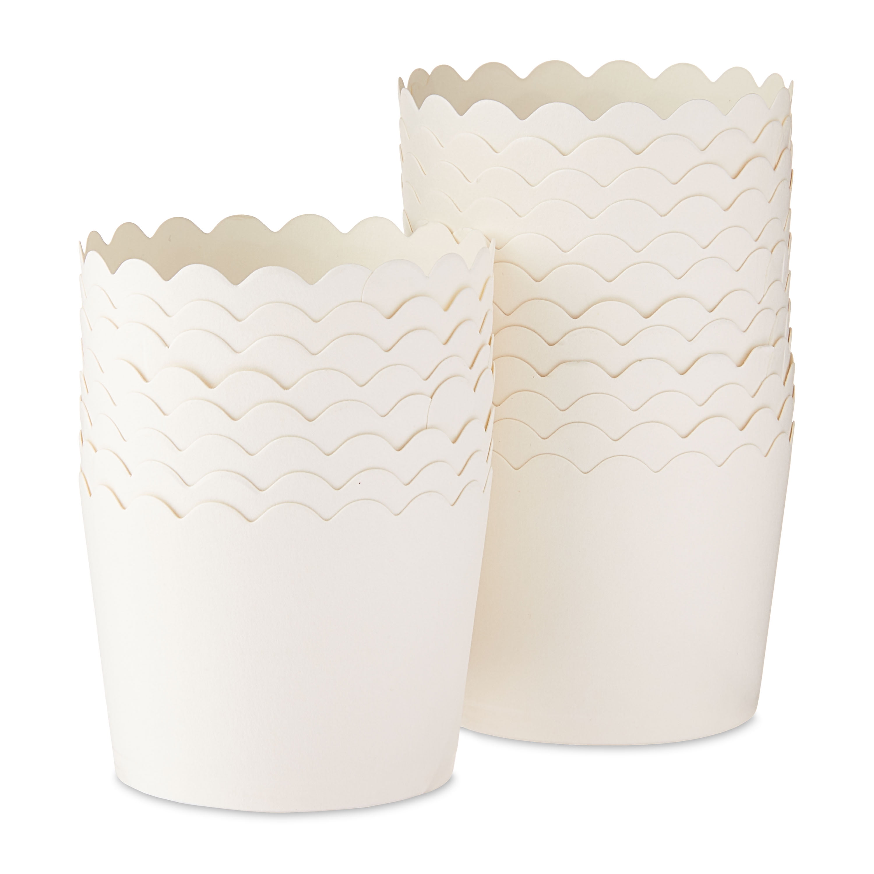 (4 pack) White Baking Cups, 24 Count, by Way To Celebrate
