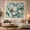 White Garden Blooms, variant on White Magnolia Watercolor Tapestry Wall Hanging