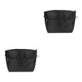 thumbnail image 4 of Destyer Insert Handbag With Zip Closure And Key Chain Ring On Go High Capacity Expandable Liner Bag Black &  Tall 32*14*26cm 2Set, 4 of 6