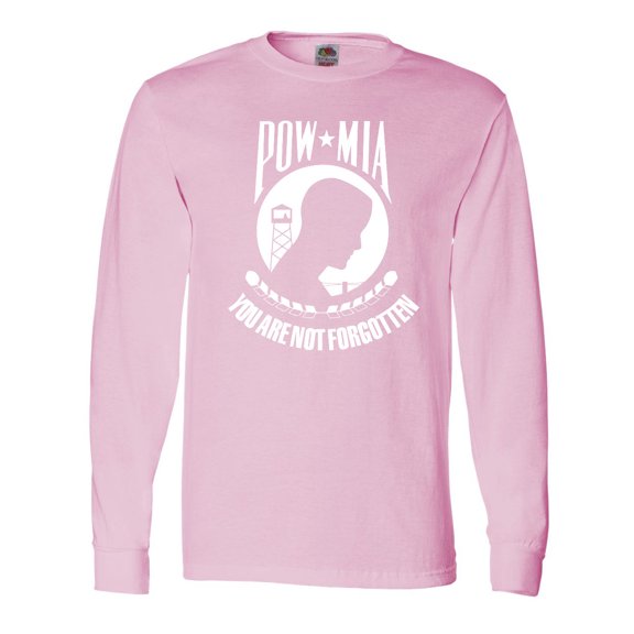 Inktastic Pow Mia White Long Sleeve T-Shirt