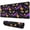Halloween Bat Moon, variant on Long Mouse Pads for Desk,Halloween Bat Silhouette Pattern Desk Mats on Top Of Desks, Desk Mouse Pad Extra Large with 3mm Non-Slip Base and Stitched Edge for Gaming,Office,Work,Home 31.5"x11.8"