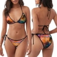 thumbnail image 3 of Fotbe Bioluminescent Underwater Flower Traje de Baño para Mujer de Dos Piezas – Bikini Sexy de Tirantes Tipo Halter con Diseño Triangular, 3 of 6