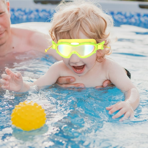 Anti-Fog Swimming Goggles, Silicone Waterproof Swim Glasses, UV Protection Clear Lens for Diving Snorkeling, Comfort Fit Adjustable Strap, Unisex Sports Pool Training Equipment