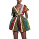thumbnail image 2 of SAYOO Mujeres DIY Short Romper, Adultos Casual Suelto Cintura Alta Impresión Digital Vendaje Playsuit SAYOO Moda, 2 of 9