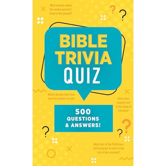 Pre-Owned Bible Trivia Quiz: 500 Questions and Answers! (Paperback) 1636097359 9781636097350