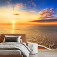 thumbnail image 3 of wall26 - Beautiful Tropical Sunrise on The Beach. - Removable Wall Mural | Self-Adhesive Large Wallpaper - 66x96 inches, 3 of 6