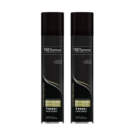 (2 pack) TRESemmé TRES Two Hair Spray Extra Hold, 14.6 (Best Hair Styling Spray)