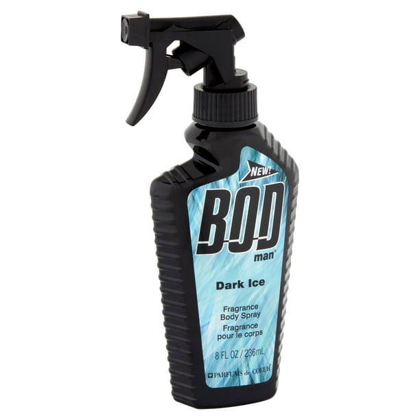 (pack 4) Bod Man Dark Ice Body Spray By Parfums De Coeur8 oz - Walmart ...